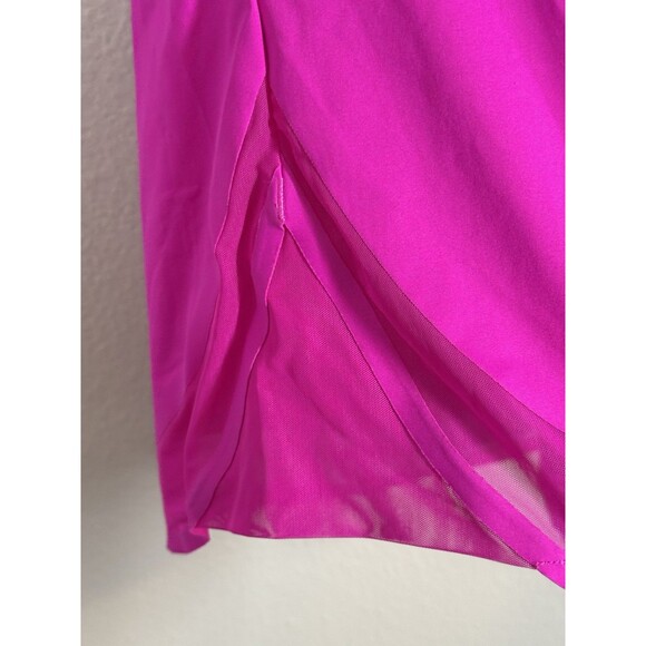 Athleta Fuchsia Pink Cadence Tee Short Sleeve Women's Workout Top Size XS EUC - Picture 5 of 12